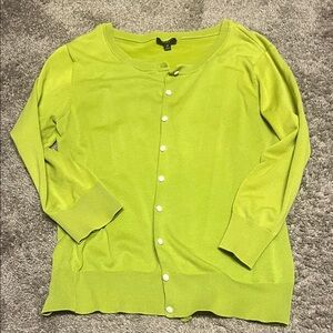 Talbots Vibrant Green Women's Cardigan